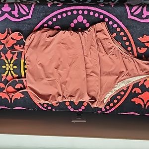 NWT CUPSHE Women Swimsuit One Piece Bathing Suit Blush Red Size M Square Neck Cu